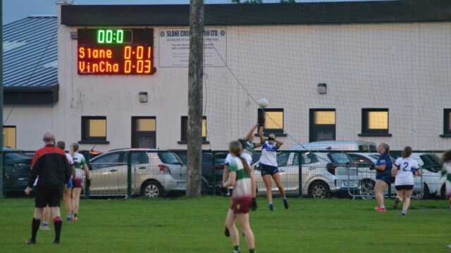 St. Vincents Curragha LGFA away game against Slane on 2nd September 2026